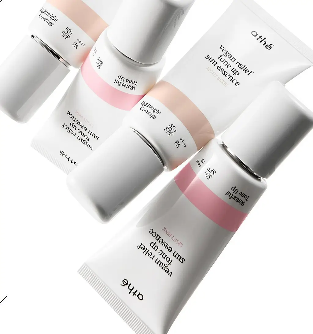 [24시간 톤보정/예쁜속광] 아떼 비건 릴리프 톤업 선 에센스 50ml 기획 4종(베이지/핑크) 상세페이지 2